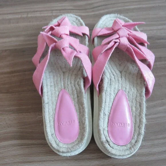 ALEXANDRE BIRMAN Lolita Espadrille Flat Slide Sandals Fresh In Pink - Size US 11 - Picture 14 of 16